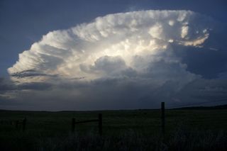 thunderstorm clouds