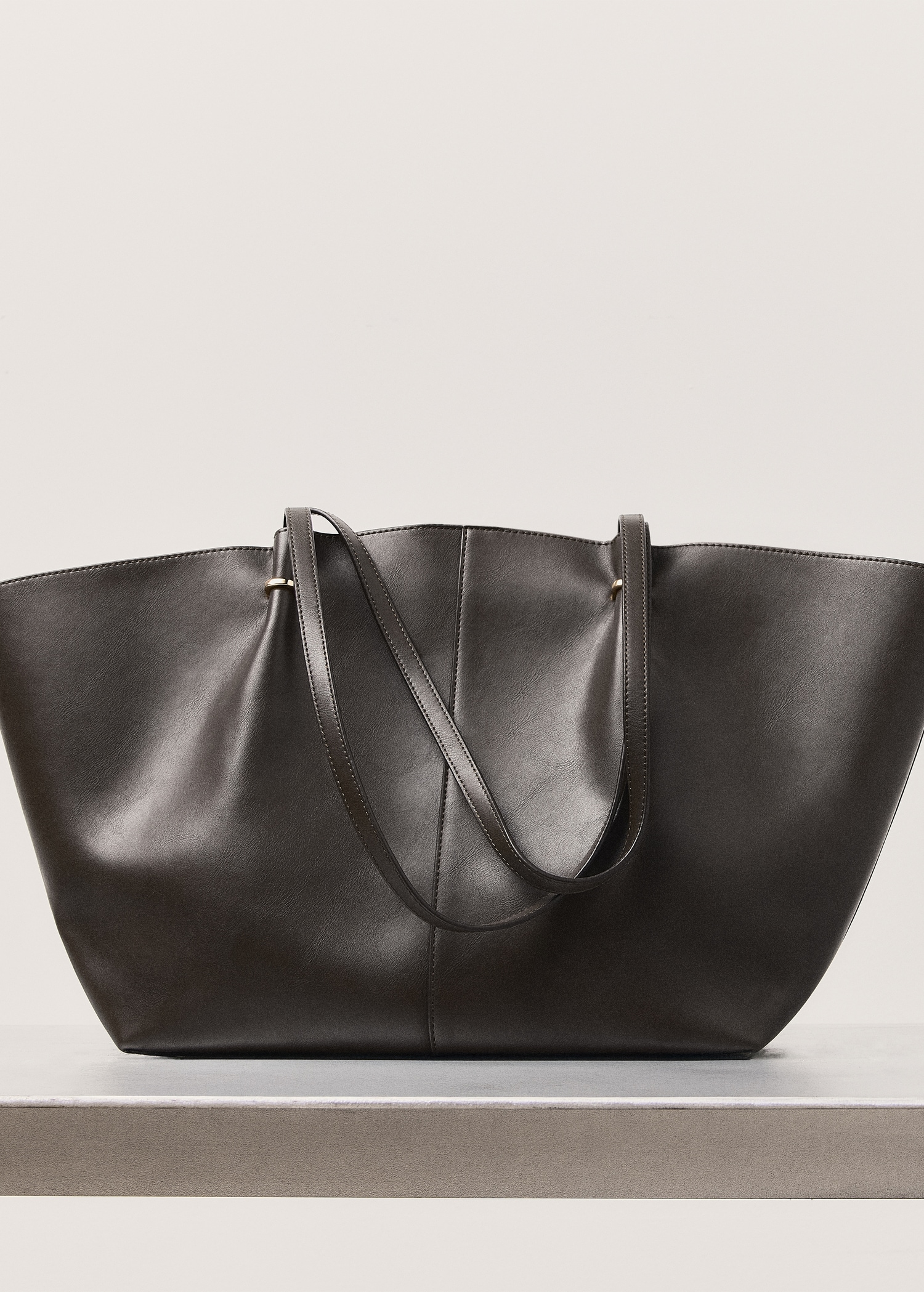 Shopper Bag With Metallic Details - Women | Mango United Kingdom