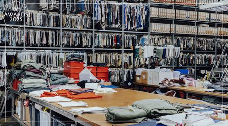 Inside Stone Island factory Ravarino Italy