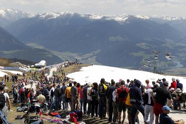 The scene atop Plan de Corones