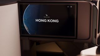 Cathay Pacific Aria Suites display