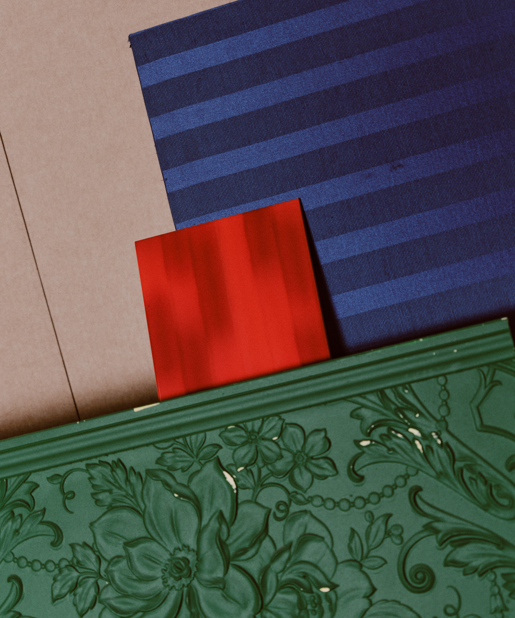 works by Jayden Ali and the interior of his studio JA Projects in London