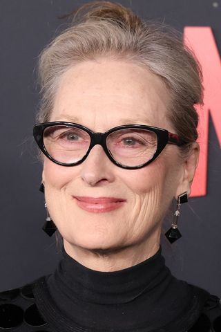 Meryl Streep with eyeliner