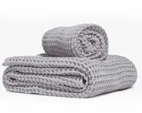 Parachute Home Waffle towel set in Grey | $128