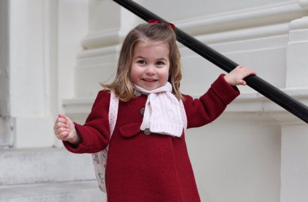 Princess Charlotte going to nursery January 2018