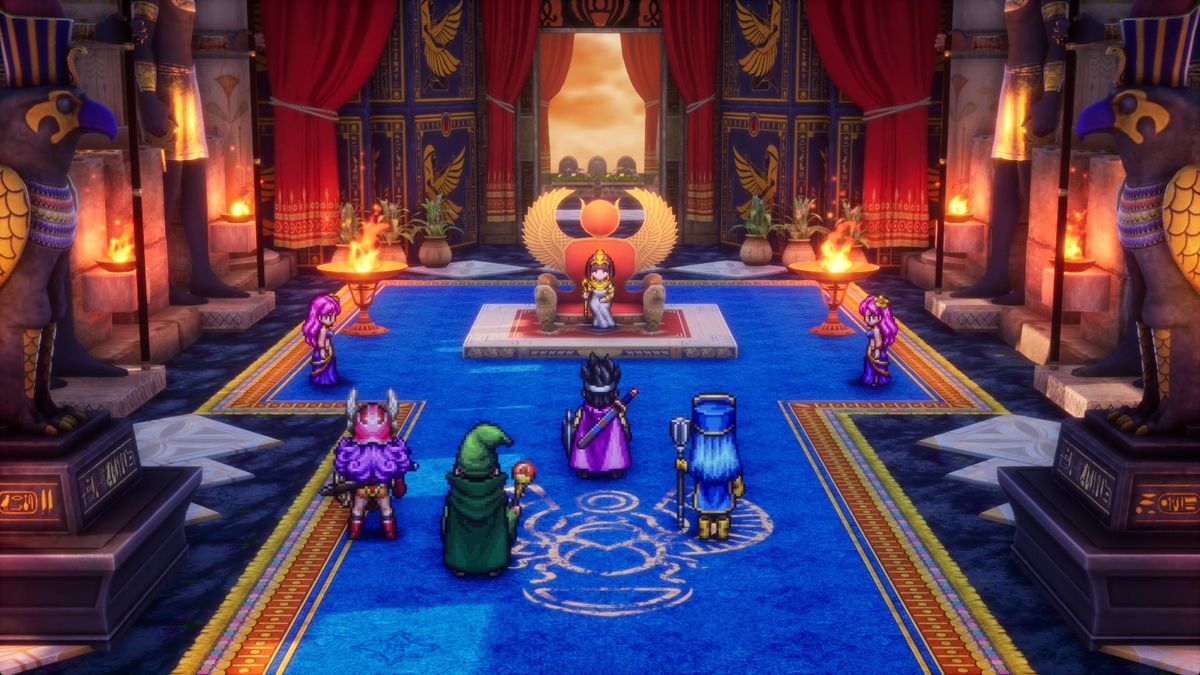 Dragon Quest 3 HD-2D remake hall