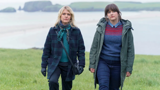 Ashley Jensen and Alison O'Donnell as DI Ruth Calder and DS Alison 'Tosh' McIntosh in BBC show Shetland