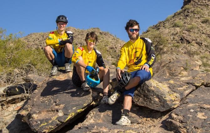 Team shot on South Mountain