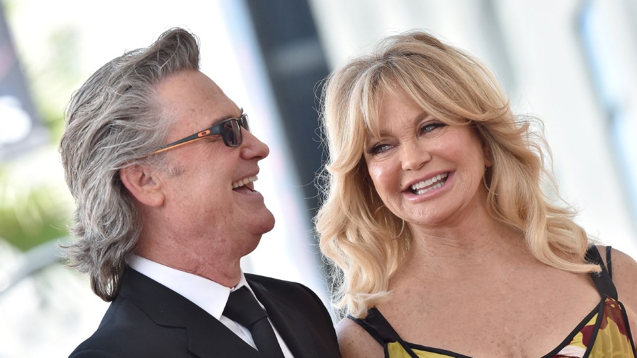 Goldie Hawn and Kurt Russell