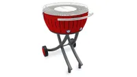 LotusGrill XXL barbecue in red colorway on white background