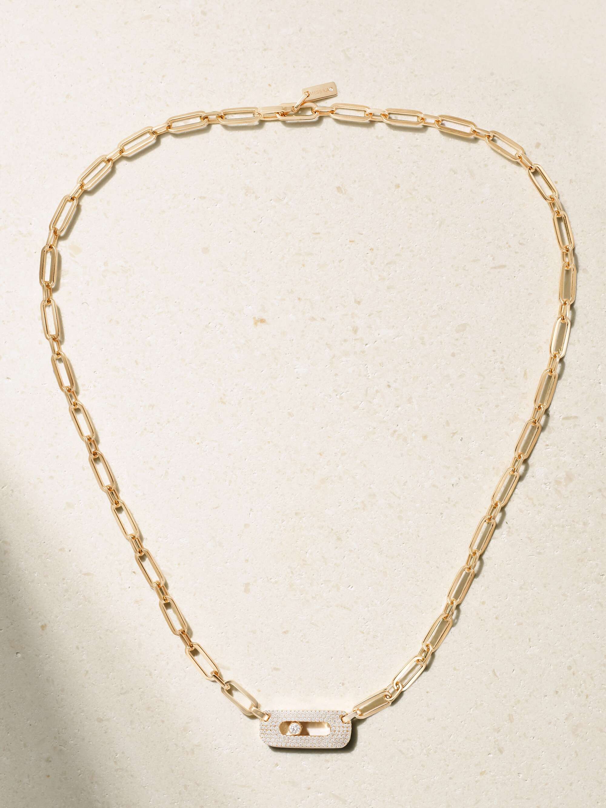 My Move 18-Karat Gold Diamond Necklace