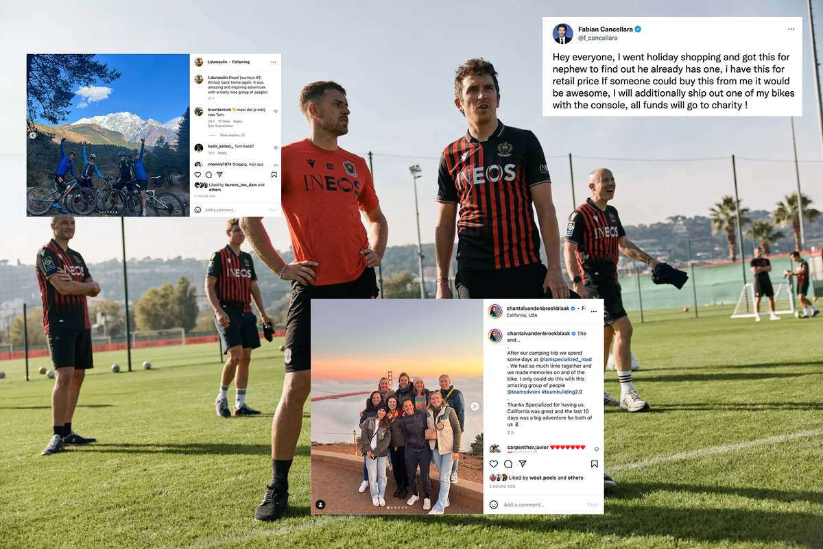 Tweets of the week: Fabian Cancellara has a PS5 for you, and SD Worx’s riders have fun in California