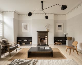 A muted living room