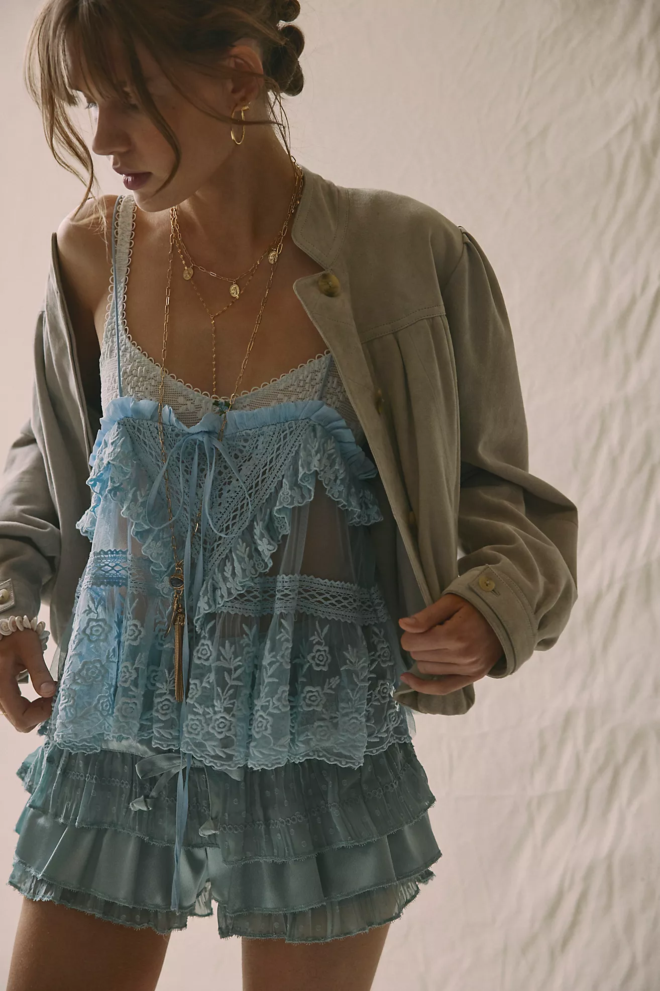 Camille Ruffle Shorts