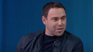 Scooter Braun during interview with Fast Company
