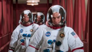 Tom Hanks, Bill Paxton and Kevin Bacon are shown in Apollo 13.