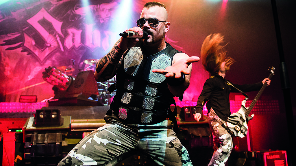 Sabaton on stage