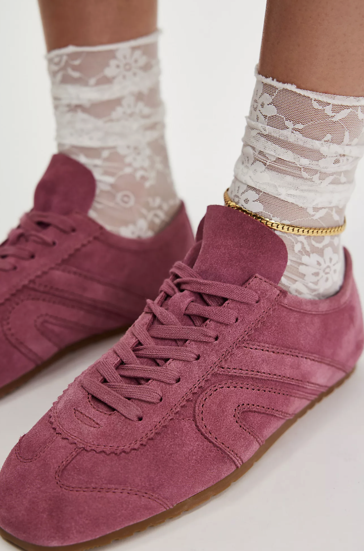 Free People, Willow Suede Sneakers