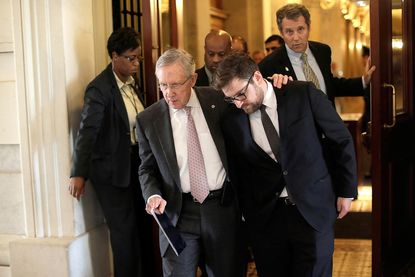 Harry Reid's communications director finds the tiniest consolation prize in last night's results