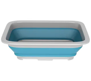 Blue and gray Portable Wash bin