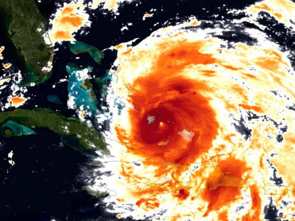 Eye of Hurricane Irene