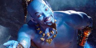 Will Smith as Blue Genie in Aladdin 2019