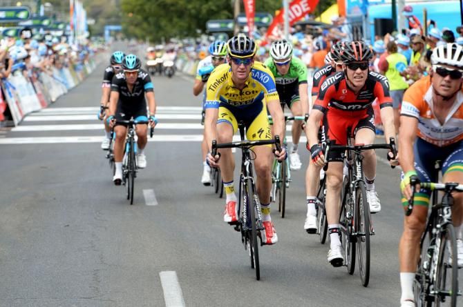 The peloton stage 3 of the Santos Tour Down Under