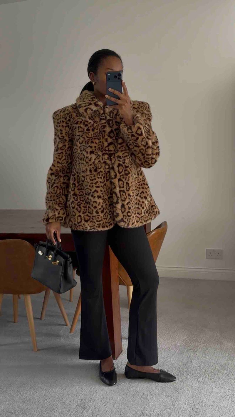 Marilyn wearing the H&amp;amp;M Padded Jacket.