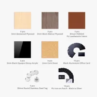 Bambu Lab Laser Material Starter Kit (49 pcs)