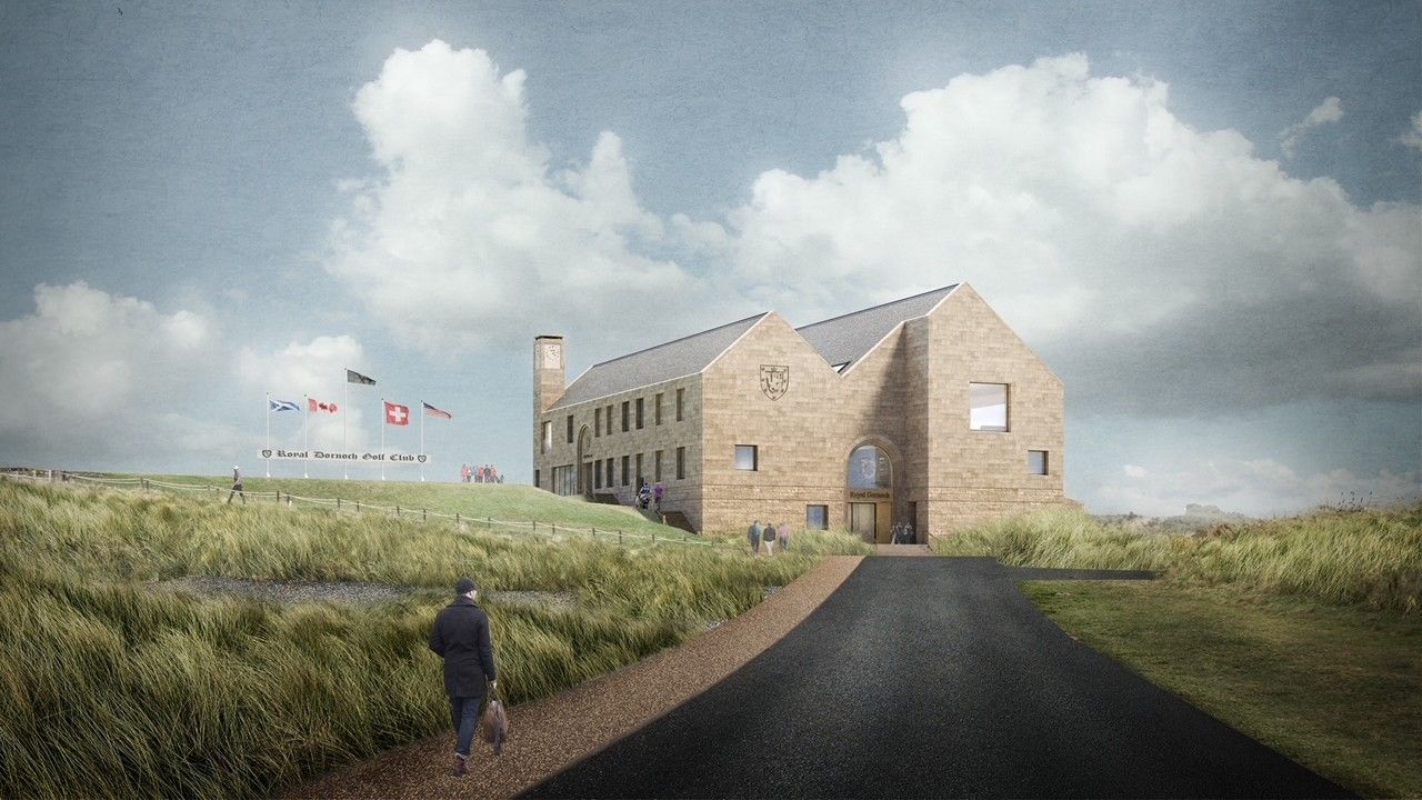 Artist&#039;s impression of Royal Dornoch&#039;s new clubhouse