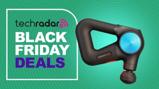Theragun Pro with Black Friday deals banner