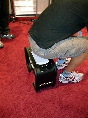 The new Bontrager InForm saddle fitting system.