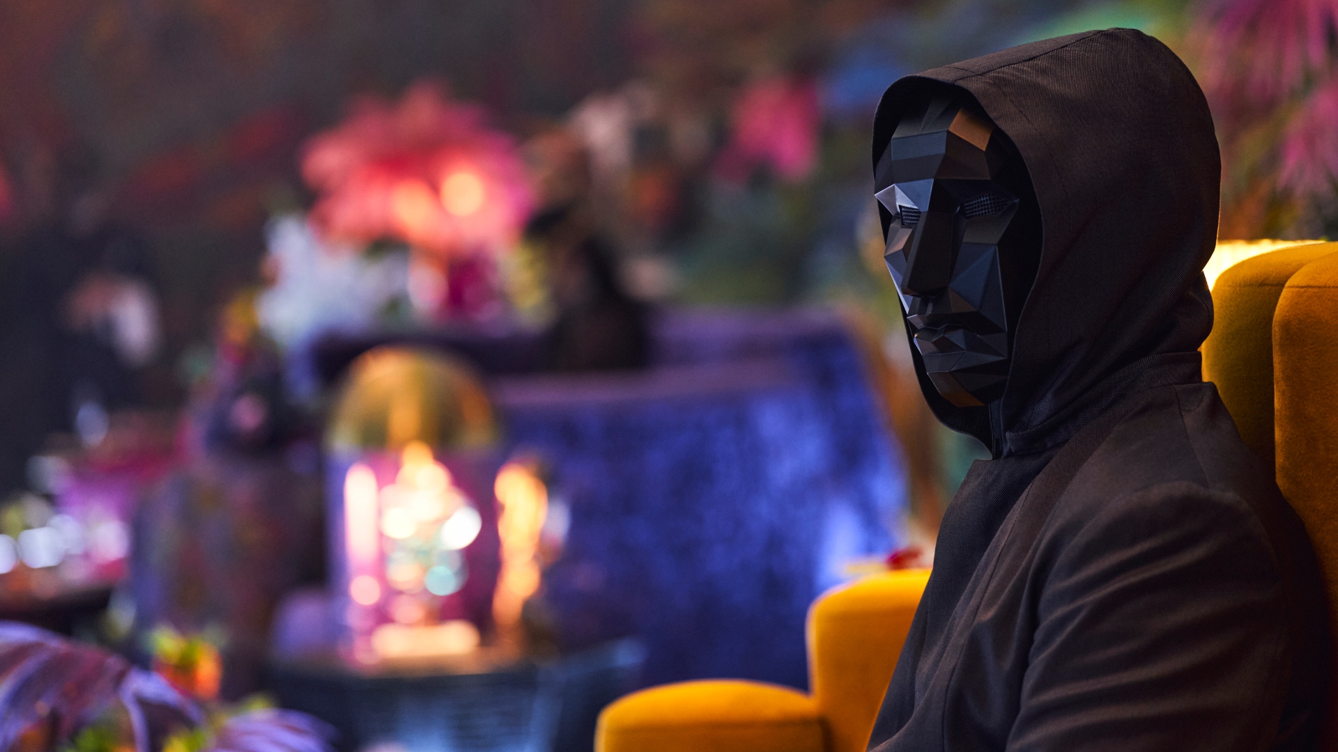 Front Man sits with the VIPs in Squid Game season 3
