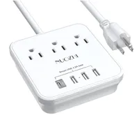 Cruise Essentials 6 Foot Power Strip with USB C