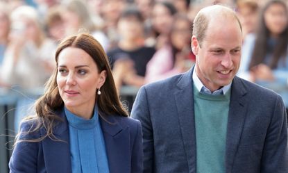 Catherine, Duchess of Cambridge and Prince William, Duke of Cambridge during a visit to the University of Glasgow