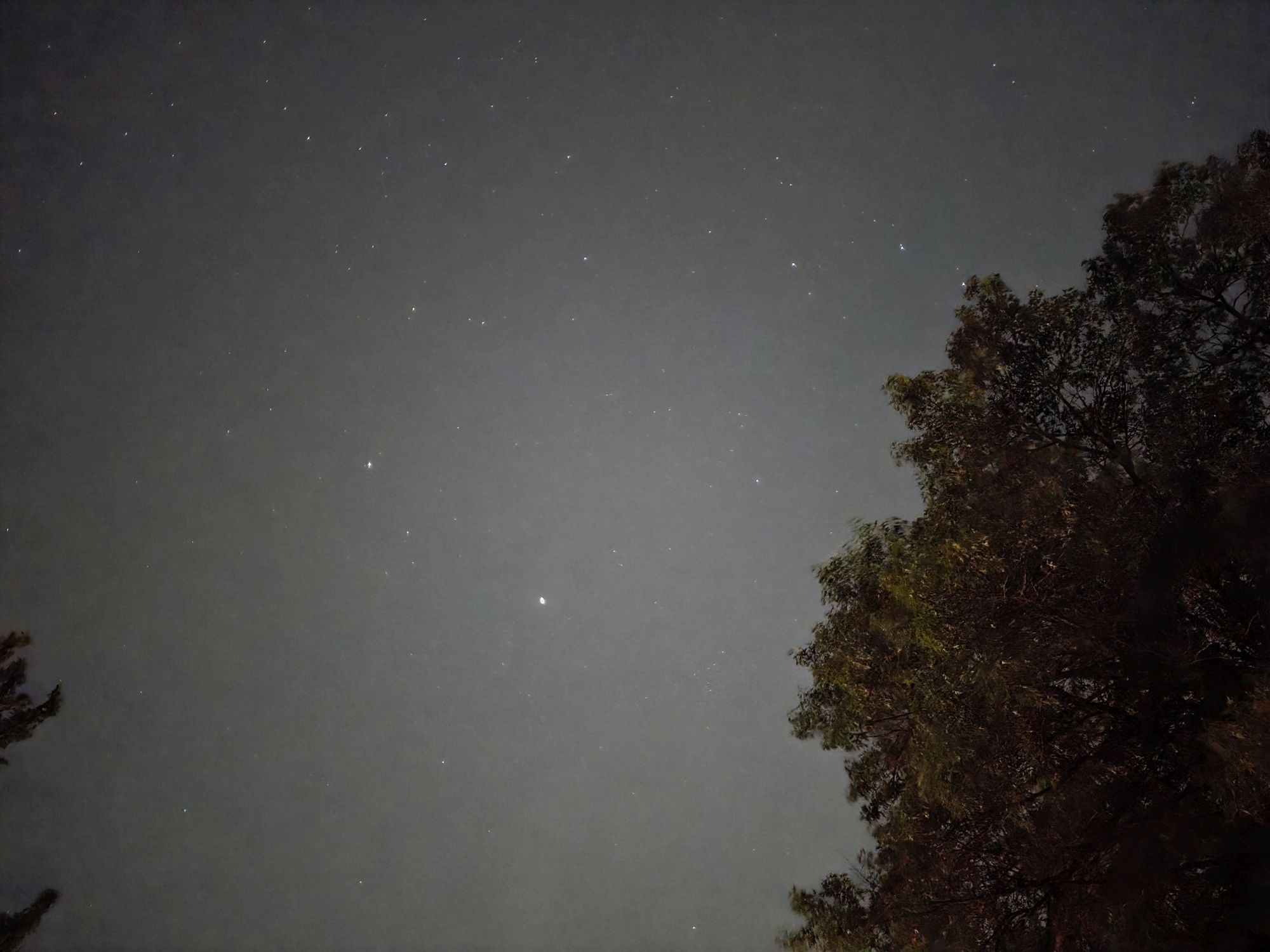 Samsung Galaxy S25 Edge Astrophotography Night Mode Sample.