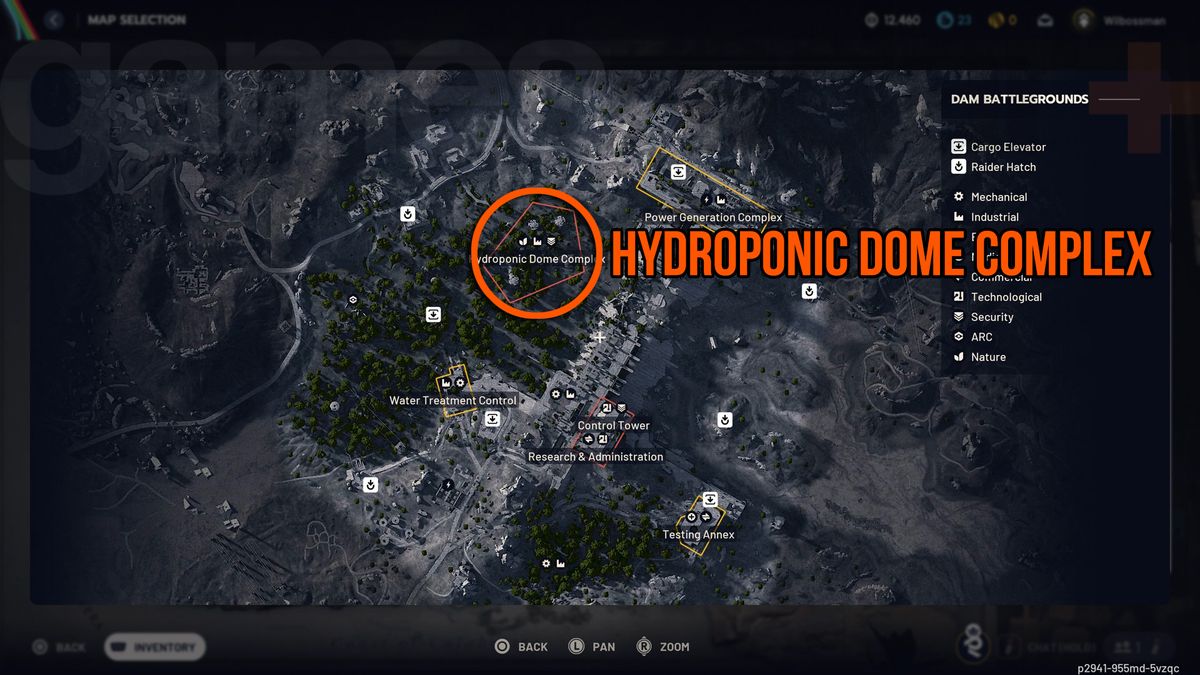 Where to find Arc Raiders Apricots on the Dam Battlegrounds map