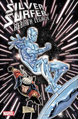SIlver Surfer Rebirth: Legacy #1 cover art by Ron Lim