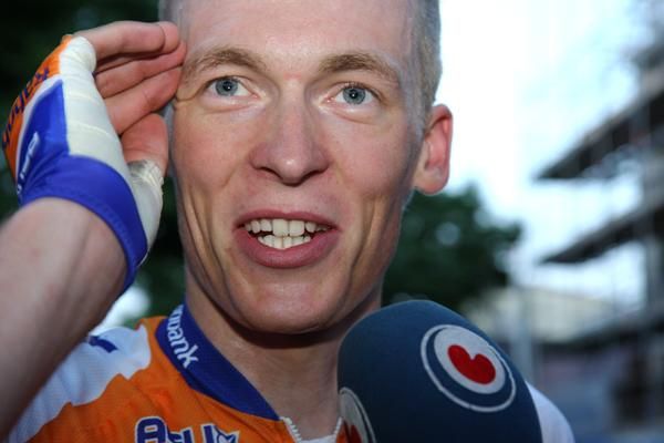 Robert Gesink after the race.