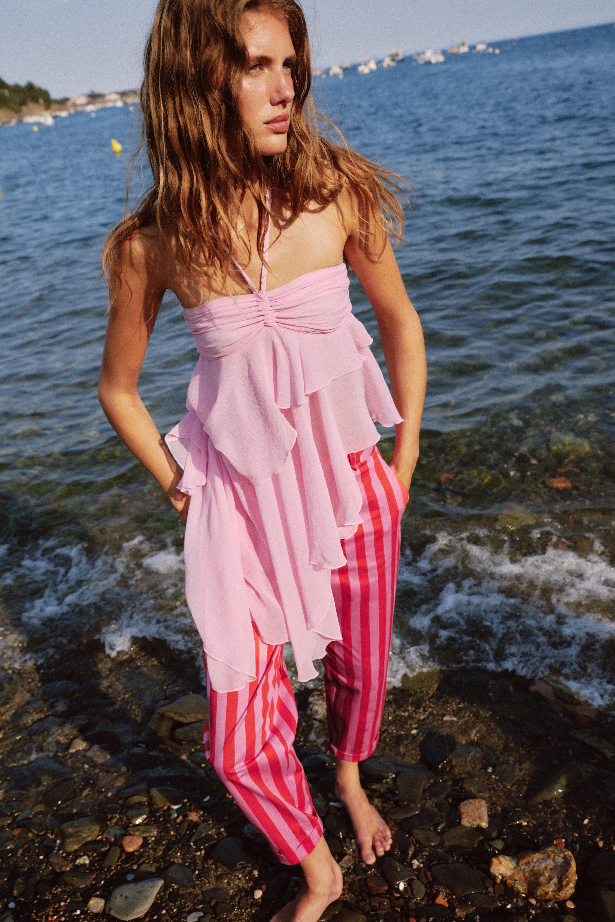 Asymmetric Ruffle Top