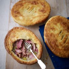 Hot Water Crust Ham Hock Pie with Celery and Leeks recipe-recipe ideas-new recipes-woman and home