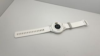 Back of the Garmin Vivoactive 5 smartwatch showing sensors