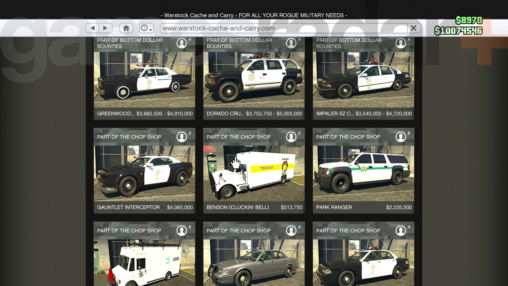 GTA Online Dispatch Work vehicle choice
