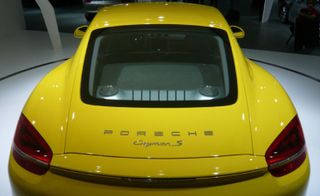 Porsche Cayman backside view