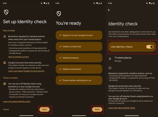 Identity Check setup on Android 15 QPR2 Beta 2