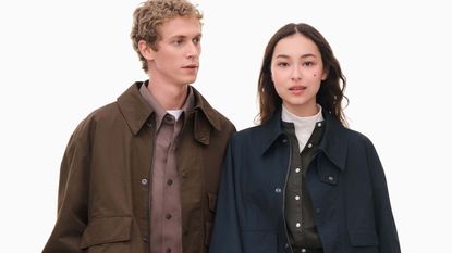 Man and woman in autmun jackets by Uniqlo U