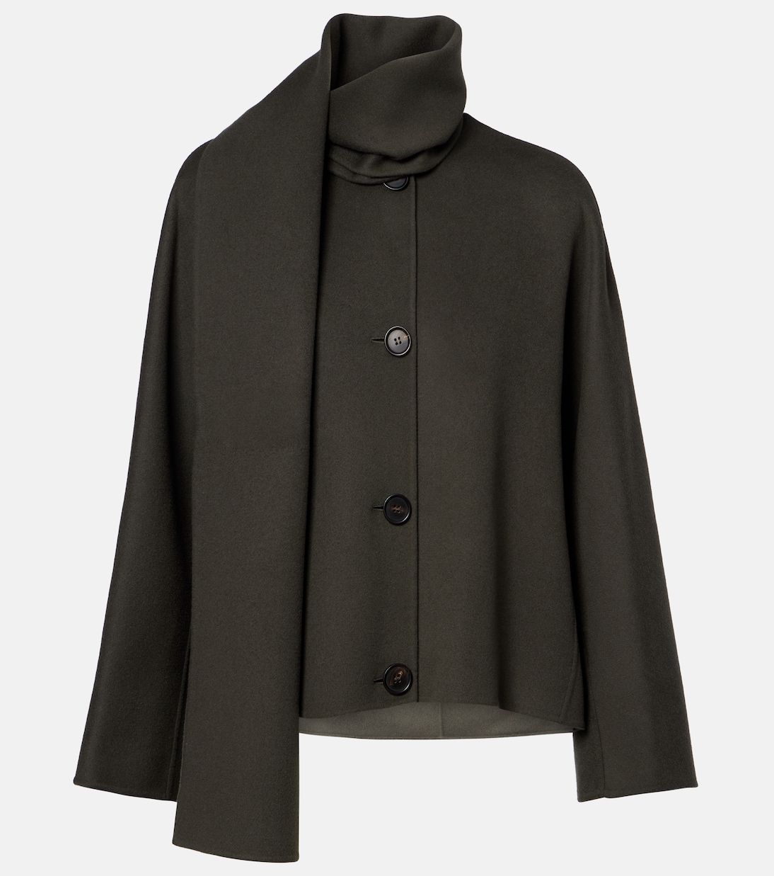 Kate Scarf-Detail Virgin Wool Jacket