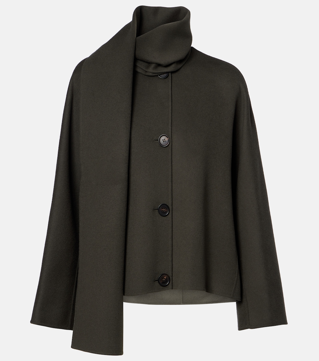 Kate Scarf-Detail Virgin Wool Jacket