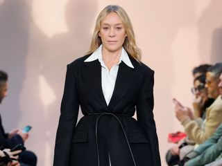 Chloë Sevigny walks the runway at Proenza Schouler