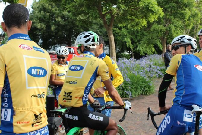 The MTN Club 100 was well represented on the ride.